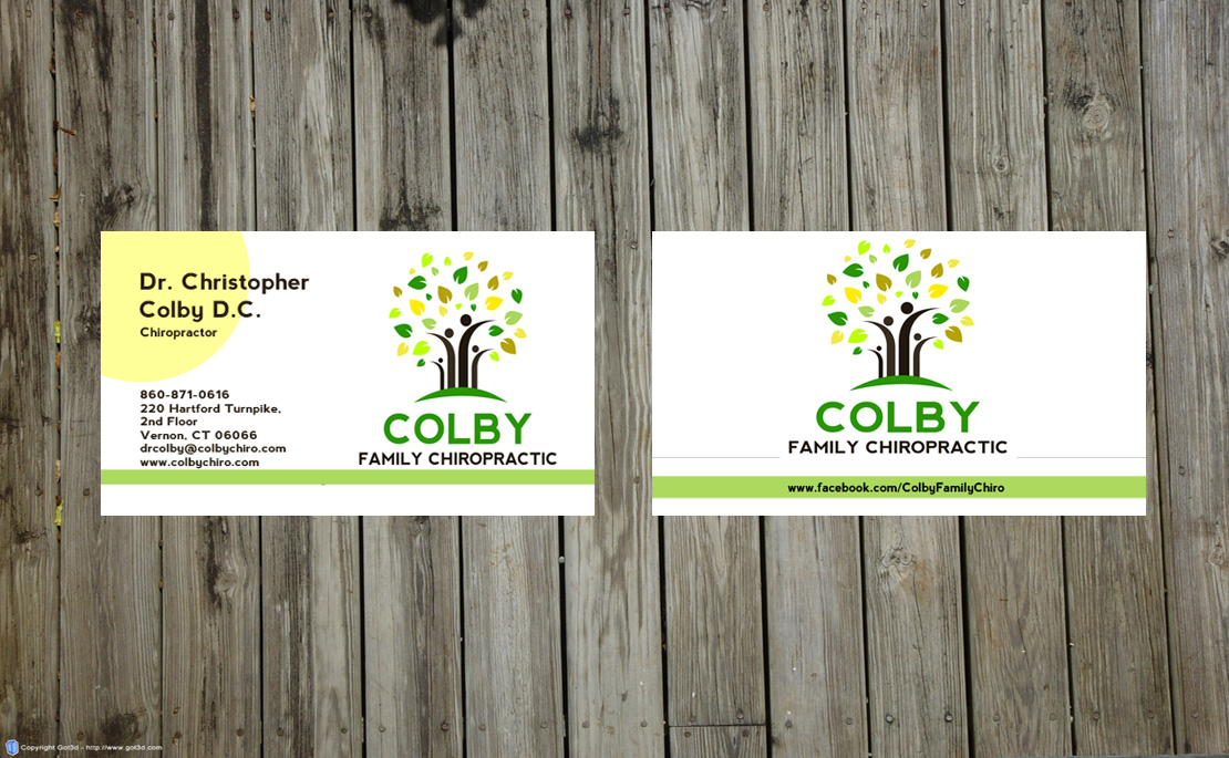 Design de Papeterie par Kat.Jur pour Colby Family Chiropractic DBA South Windsor Neck & Back | Design #1582870