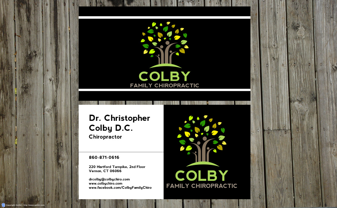 Design de Papeterie par Kat.Jur pour Colby Family Chiropractic DBA South Windsor Neck & Back | Design #1583176