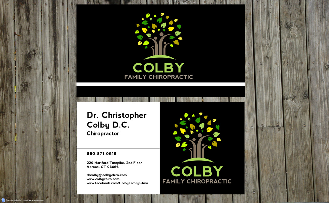 Diseño de Papelería por Kat.Jur para Colby Family Chiropractic DBA South Windsor Neck & Back | Diseño #1583179