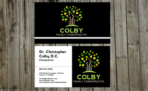 Stationery Design by Kat.Jur for Colby Family Chiropractic DBA South Windsor Neck & Back | Design #1583179