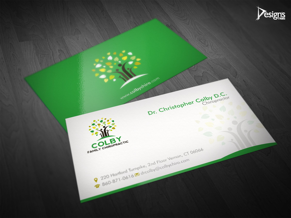 Stationery Design by DesignsTRIBE for Colby Family Chiropractic DBA South Windsor Neck & Back | Design #1520707