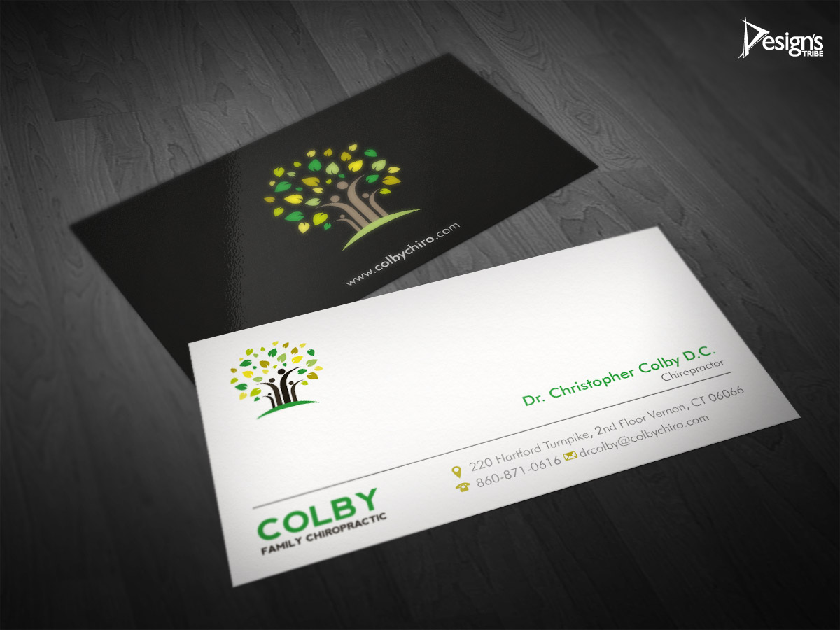 Stationery Design by DesignsTRIBE for Colby Family Chiropractic DBA South Windsor Neck & Back | Design #1523969