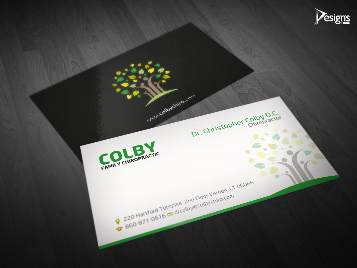 Stationery Design by DesignsTRIBE for Colby Family Chiropractic DBA South Windsor Neck & Back | Design #1525258