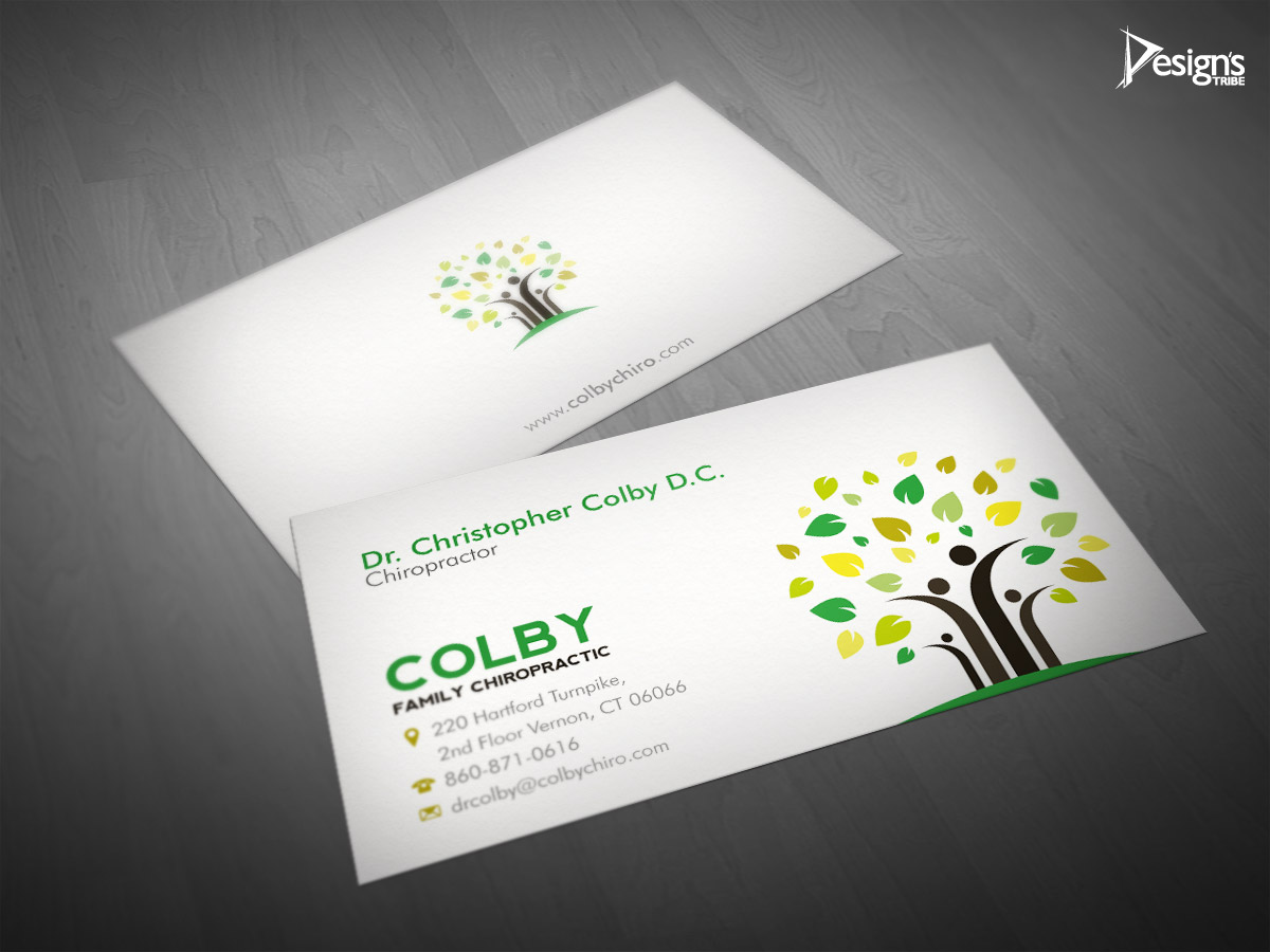 Stationery Design by DesignsTRIBE for Colby Family Chiropractic DBA South Windsor Neck & Back | Design #1590095
