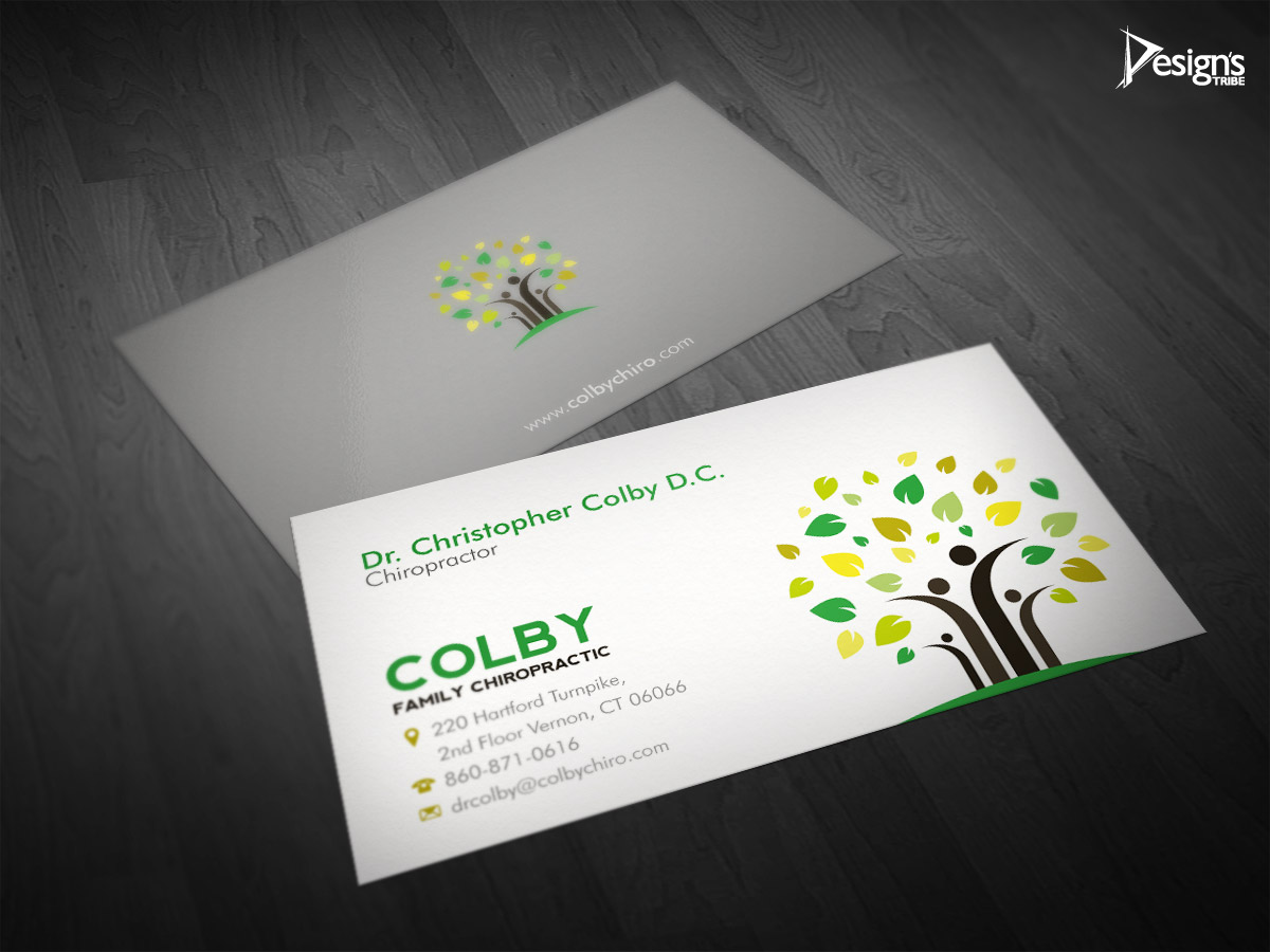 Stationery Design by DesignsTRIBE for Colby Family Chiropractic DBA South Windsor Neck & Back | Design #1590096