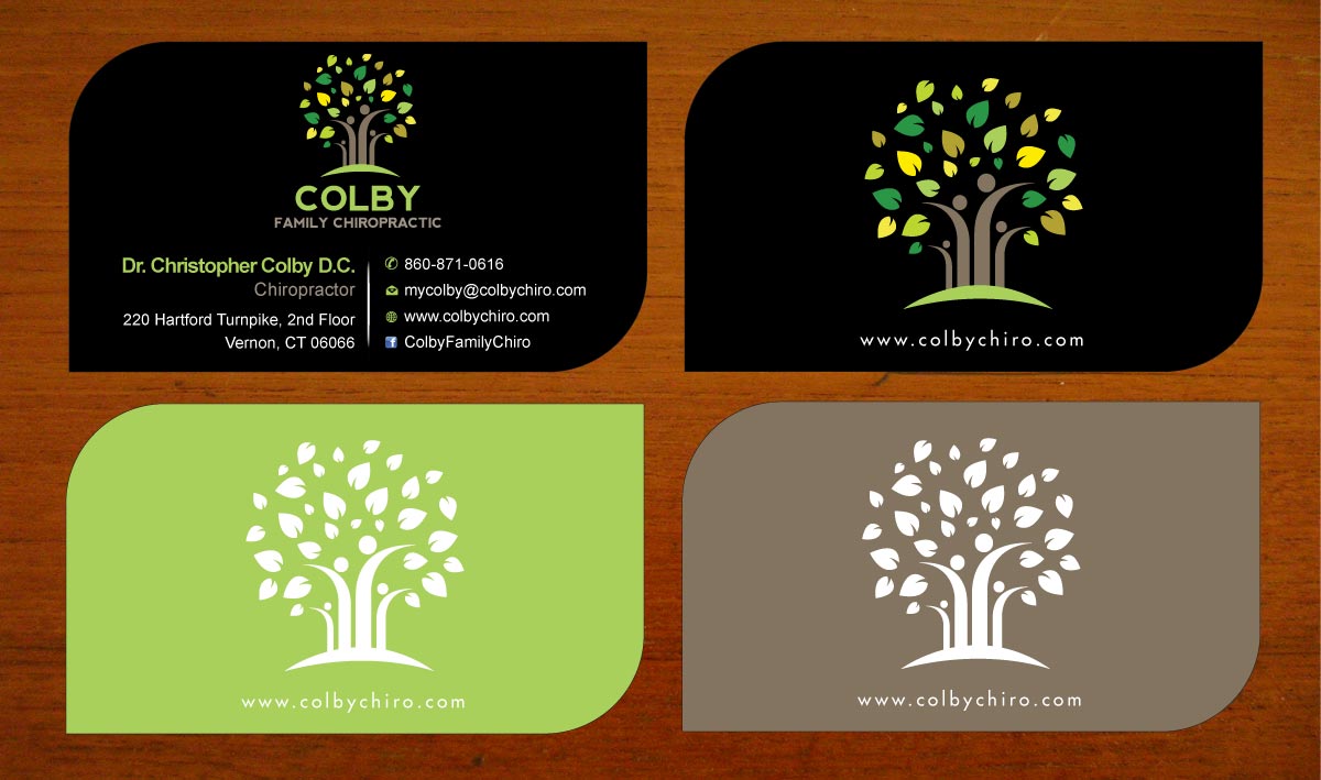 Schreibwaren-Design von Sbss für Colby Family Chiropractic DBA South Windsor Neck & Back | Design #1526894