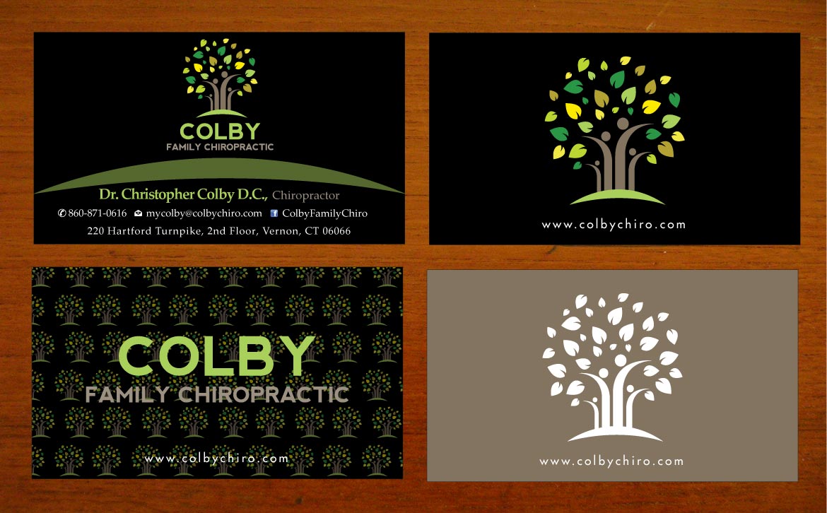 Schreibwaren-Design von Sbss für Colby Family Chiropractic DBA South Windsor Neck & Back | Design #1526903