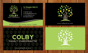 Design de Papeterie par Sbss pour Colby Family Chiropractic DBA South Windsor Neck & Back | Design : #1526911