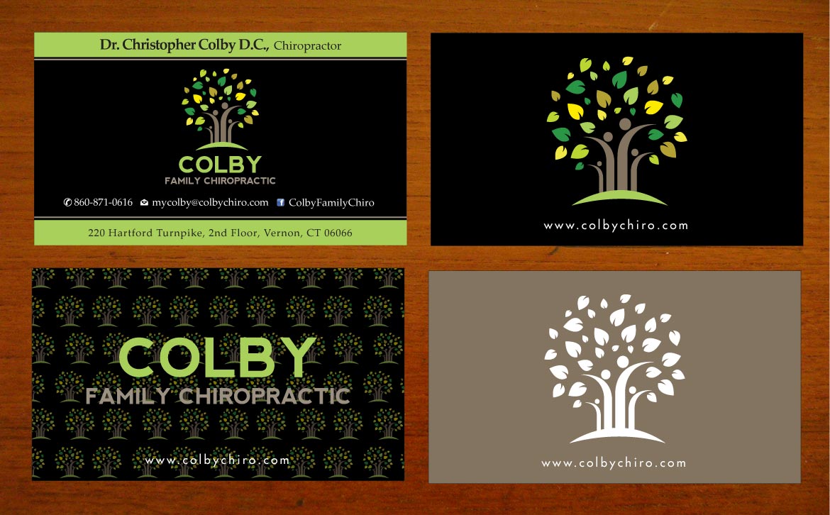 Stationery Design by Sbss for Colby Family Chiropractic DBA South Windsor Neck & Back | Design #1526912