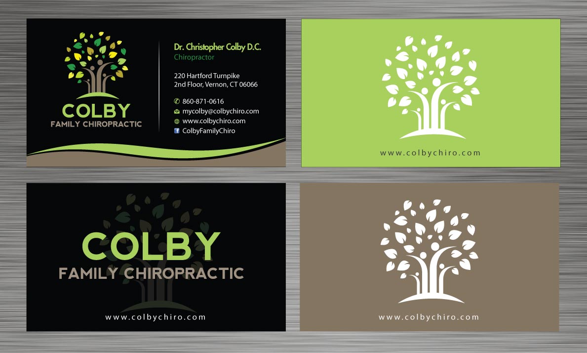 Diseño de Papelería por Sbss para Colby Family Chiropractic DBA South Windsor Neck & Back | Diseño #1528284