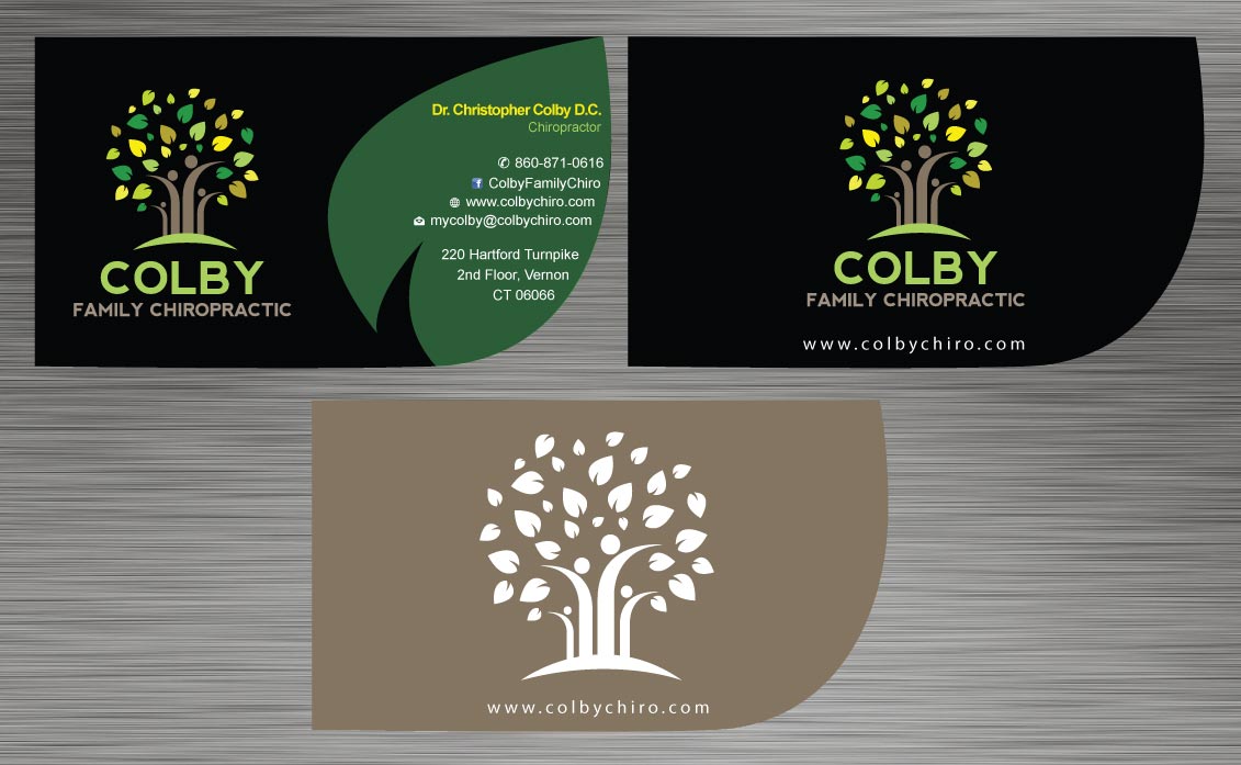 Stationery Design by Sbss for Colby Family Chiropractic DBA South Windsor Neck & Back | Design #1528294