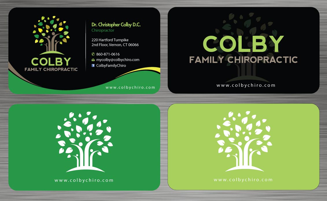 Stationery Design by Sbss for Colby Family Chiropractic DBA South Windsor Neck & Back | Design #1528367