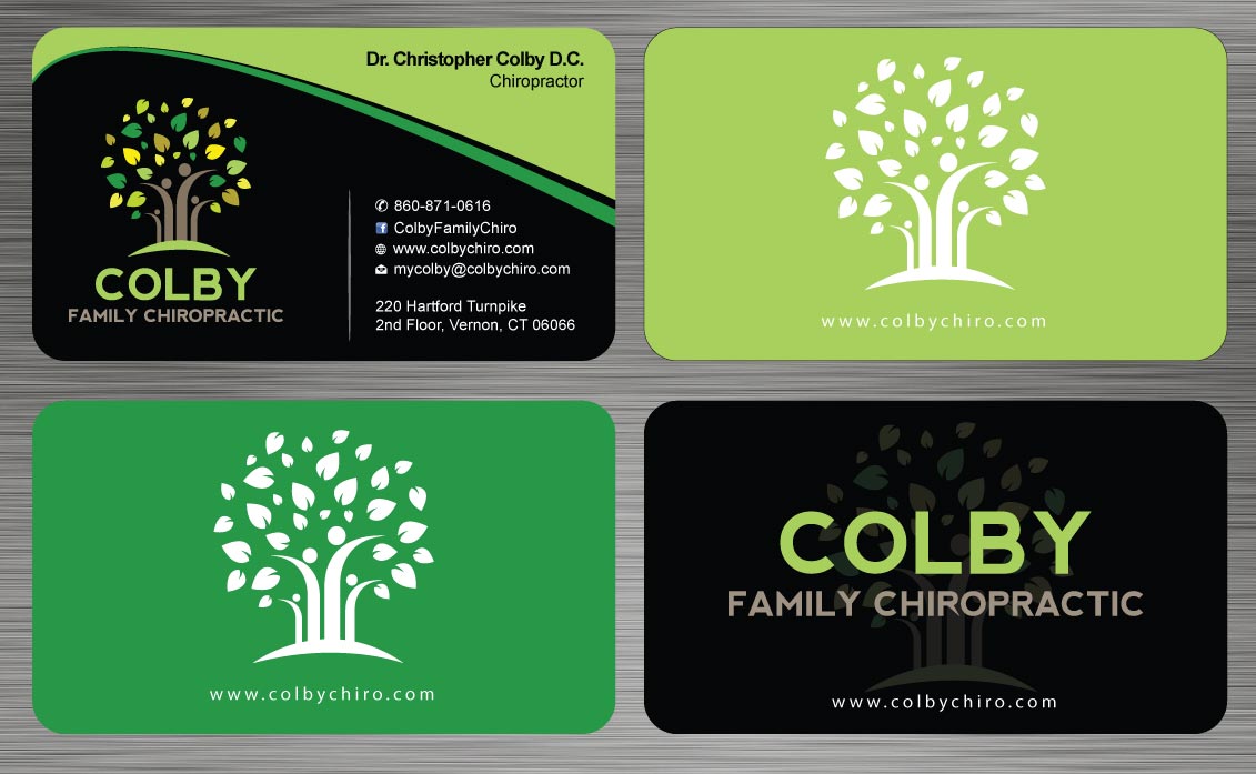 Diseño de Papelería por Sbss para Colby Family Chiropractic DBA South Windsor Neck & Back | Diseño #1528371