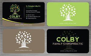 Design de Papeterie par Sbss pour Colby Family Chiropractic DBA South Windsor Neck & Back | Design : #1528373