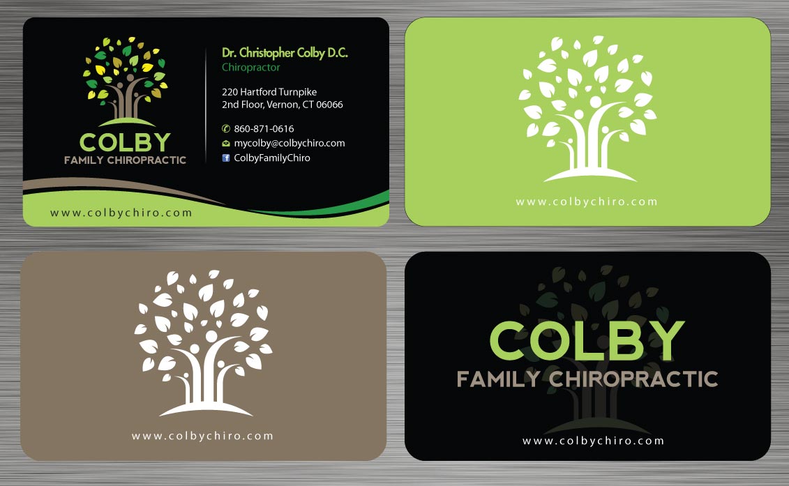 Stationery Design by Sbss for Colby Family Chiropractic DBA South Windsor Neck & Back | Design #1528379