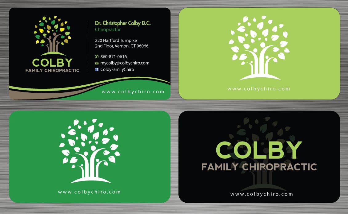 Stationery Design by Sbss for Colby Family Chiropractic DBA South Windsor Neck & Back | Design #1528381