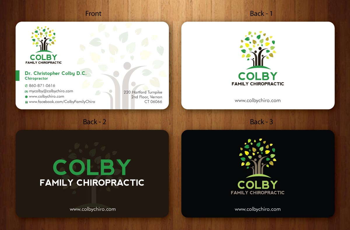 Design de Papeterie par Sbss pour Colby Family Chiropractic DBA South Windsor Neck & Back | Design #1528491