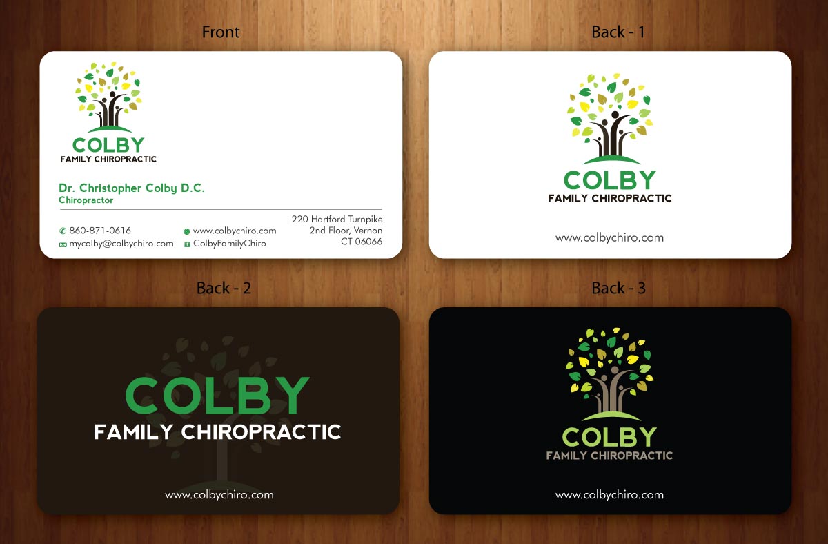 Design de Papeterie par Sbss pour Colby Family Chiropractic DBA South Windsor Neck & Back | Design #1528492