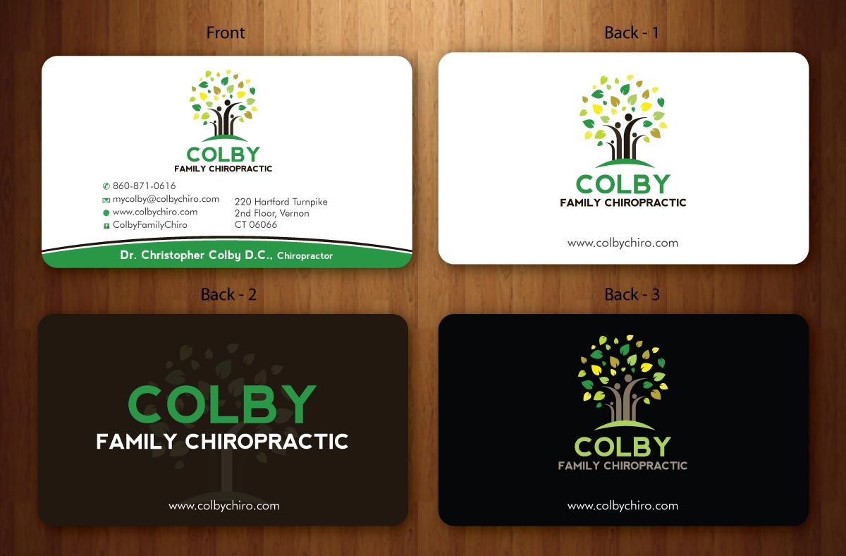 Design de Papeterie par Sbss pour Colby Family Chiropractic DBA South Windsor Neck & Back | Design #1528497