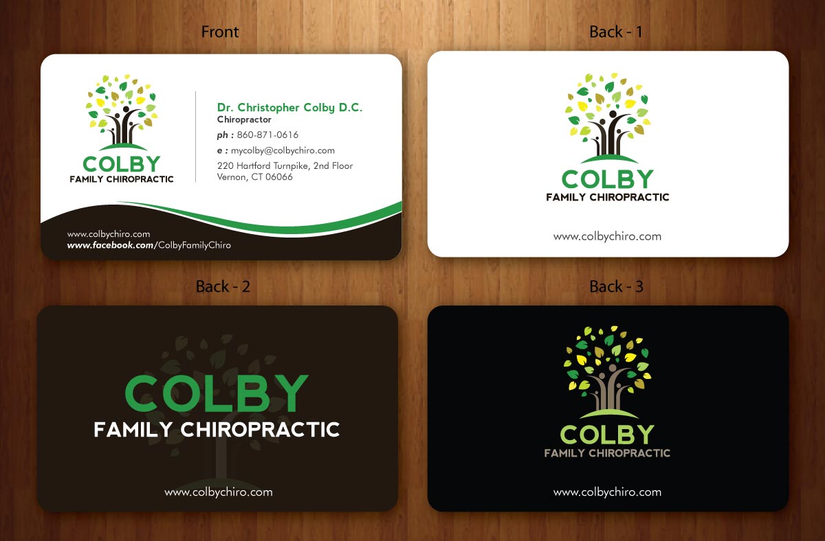 Design de Papeterie par Sbss pour Colby Family Chiropractic DBA South Windsor Neck & Back | Design #1528653