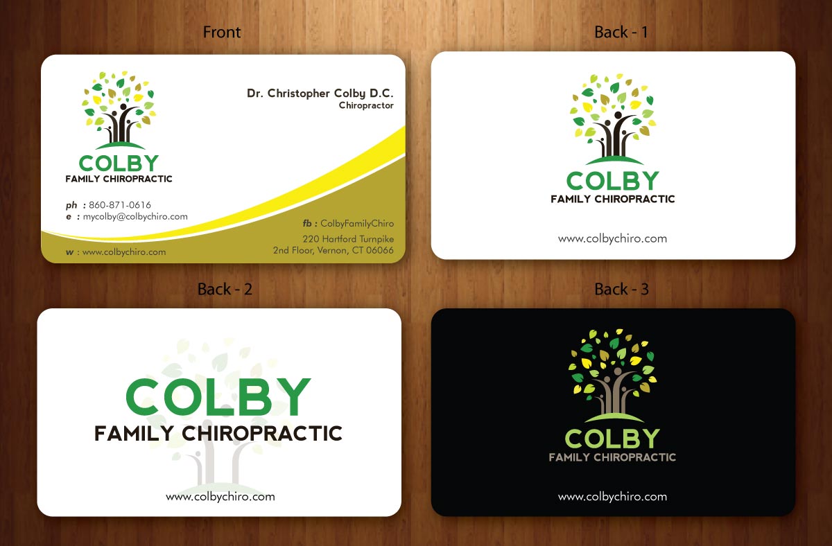 Design de Papeterie par Sbss pour Colby Family Chiropractic DBA South Windsor Neck & Back | Design #1528731