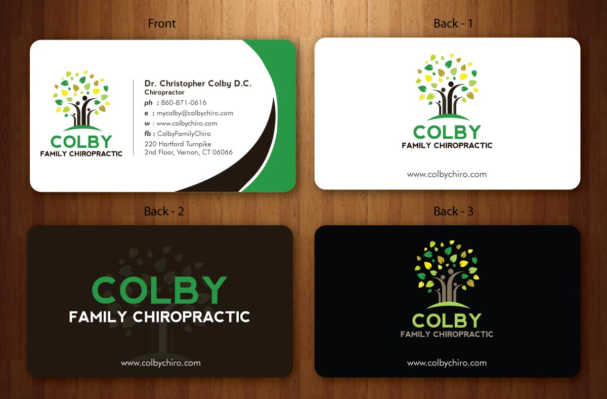 Design de Papeterie par Sbss pour Colby Family Chiropractic DBA South Windsor Neck & Back | Design #1528732