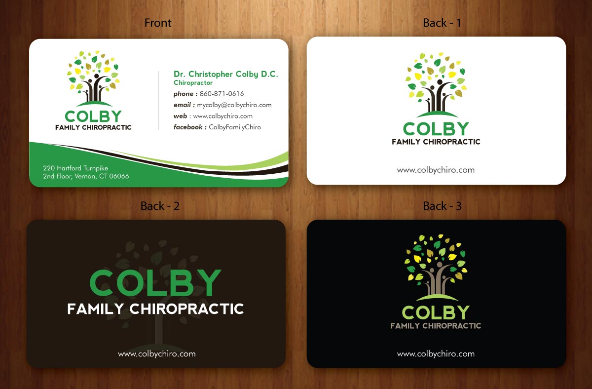 Design de Papeterie par Sbss pour Colby Family Chiropractic DBA South Windsor Neck & Back | Design #1528736