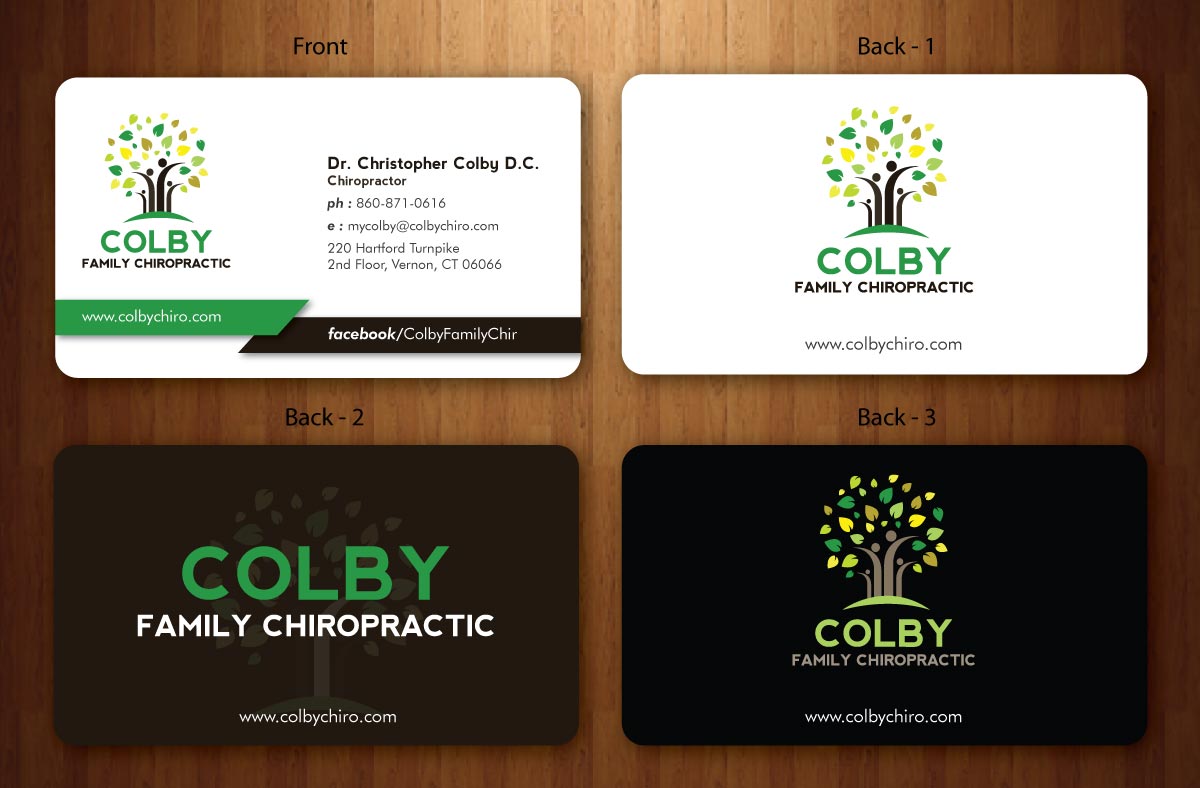 Design de Papeterie par Sbss pour Colby Family Chiropractic DBA South Windsor Neck & Back | Design #1528747