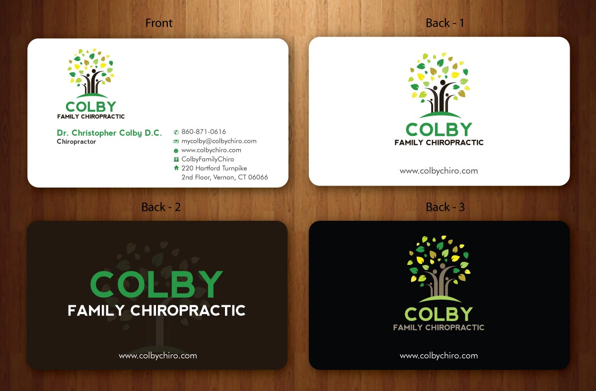 Design de Papeterie par Sbss pour Colby Family Chiropractic DBA South Windsor Neck & Back | Design #1528757