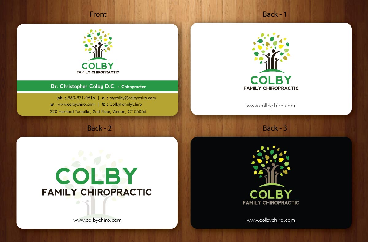 Design de Papeterie par Sbss pour Colby Family Chiropractic DBA South Windsor Neck & Back | Design #1528761