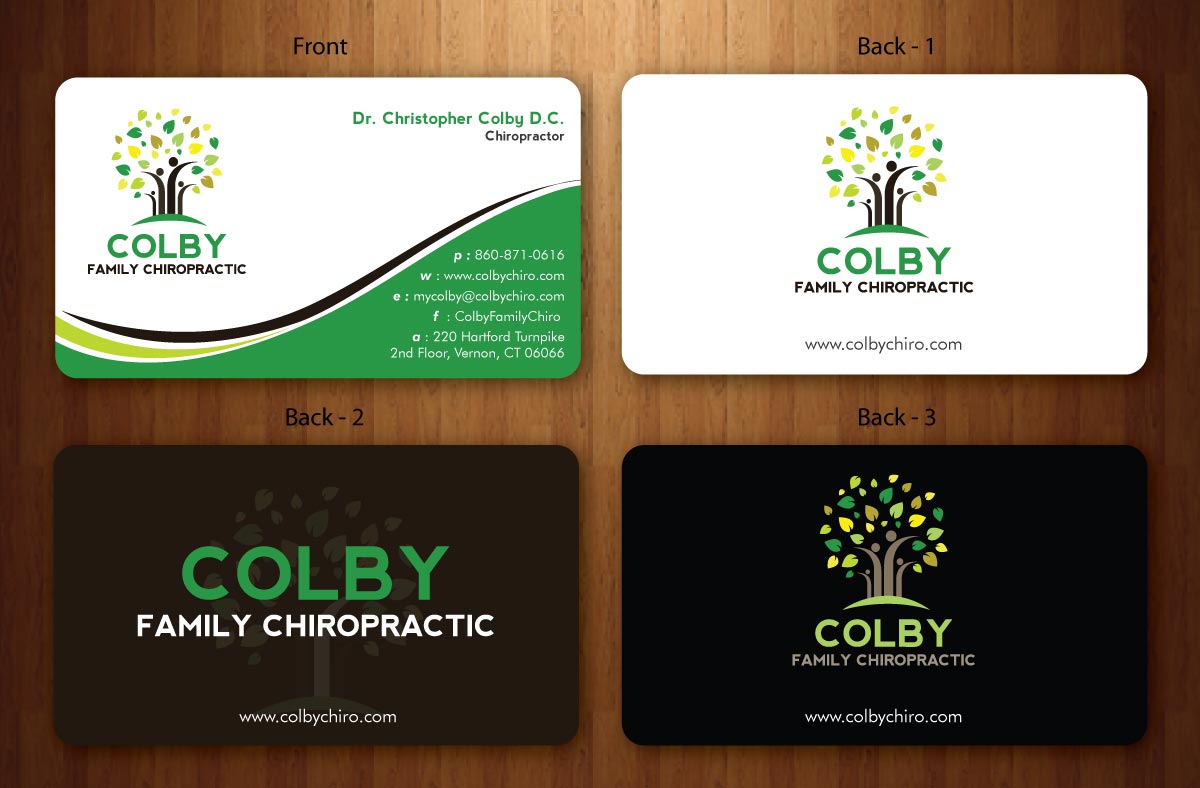 Design de Papeterie par Sbss pour Colby Family Chiropractic DBA South Windsor Neck & Back | Design #1528770