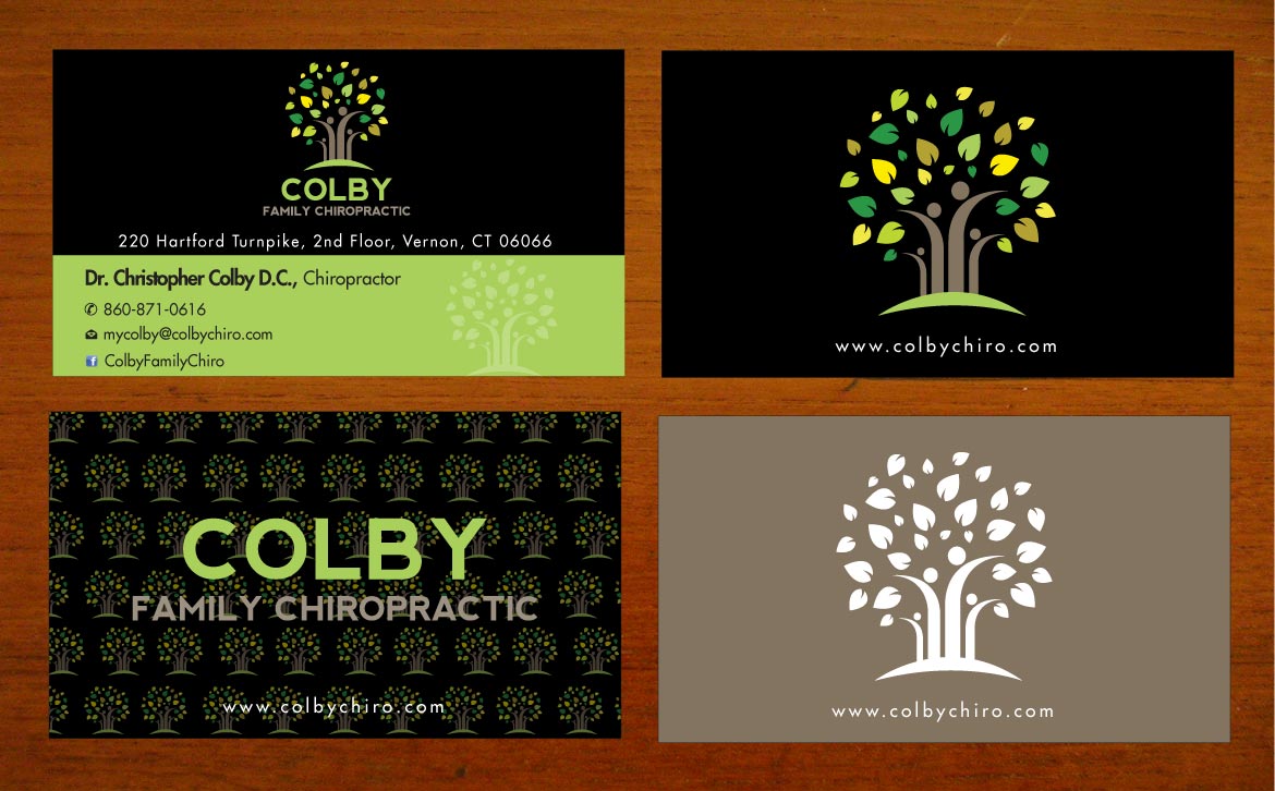 Stationery Design by Sbss for Colby Family Chiropractic DBA South Windsor Neck & Back | Design #1528798