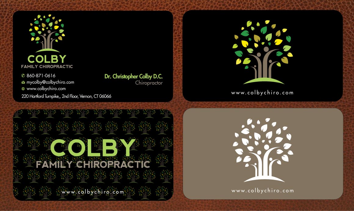 Schreibwaren-Design von Sbss für Colby Family Chiropractic DBA South Windsor Neck & Back | Design #1528812