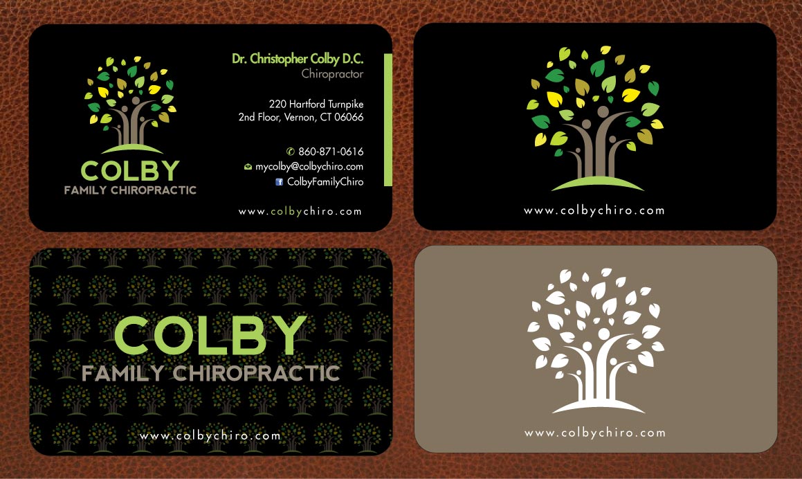 Stationery Design by Sbss for Colby Family Chiropractic DBA South Windsor Neck & Back | Design #1528818