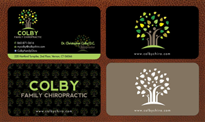 Design de Papeterie par Sbss pour Colby Family Chiropractic DBA South Windsor Neck & Back | Design : #1528841