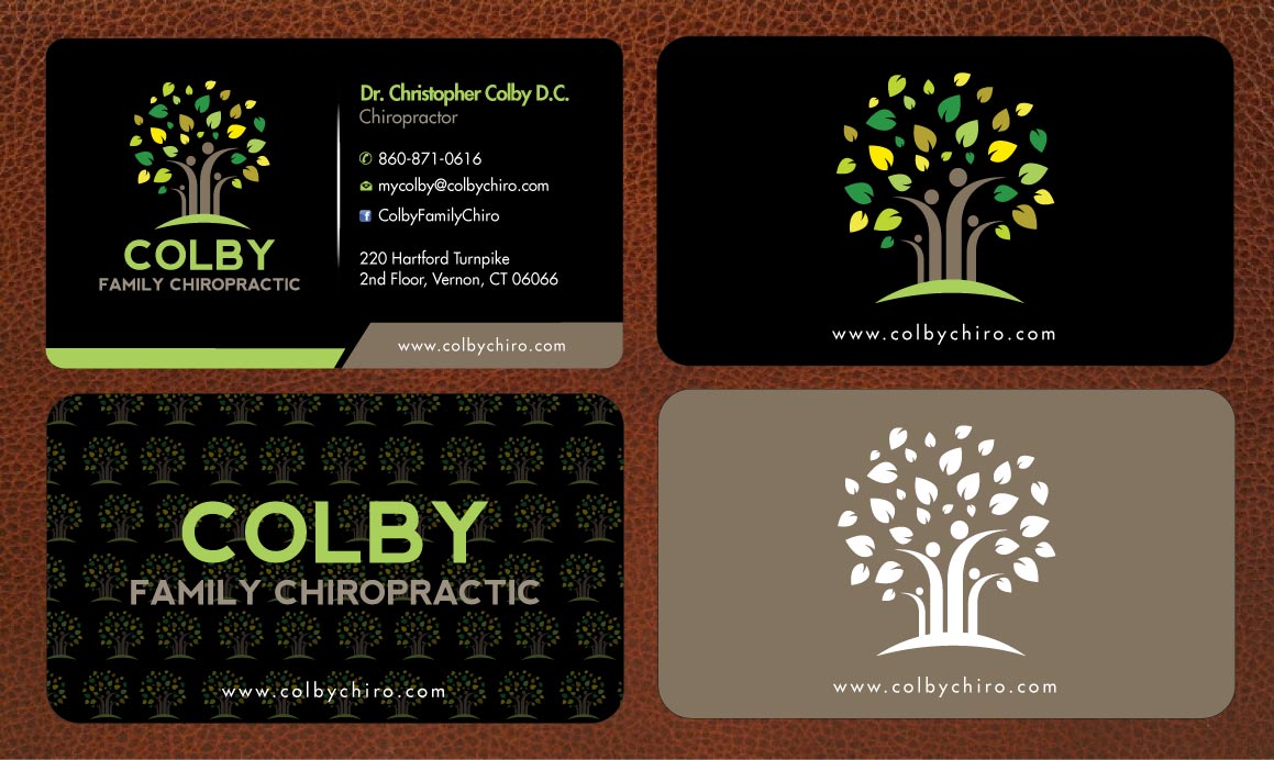 Stationery Design by Sbss for Colby Family Chiropractic DBA South Windsor Neck & Back | Design #1528853