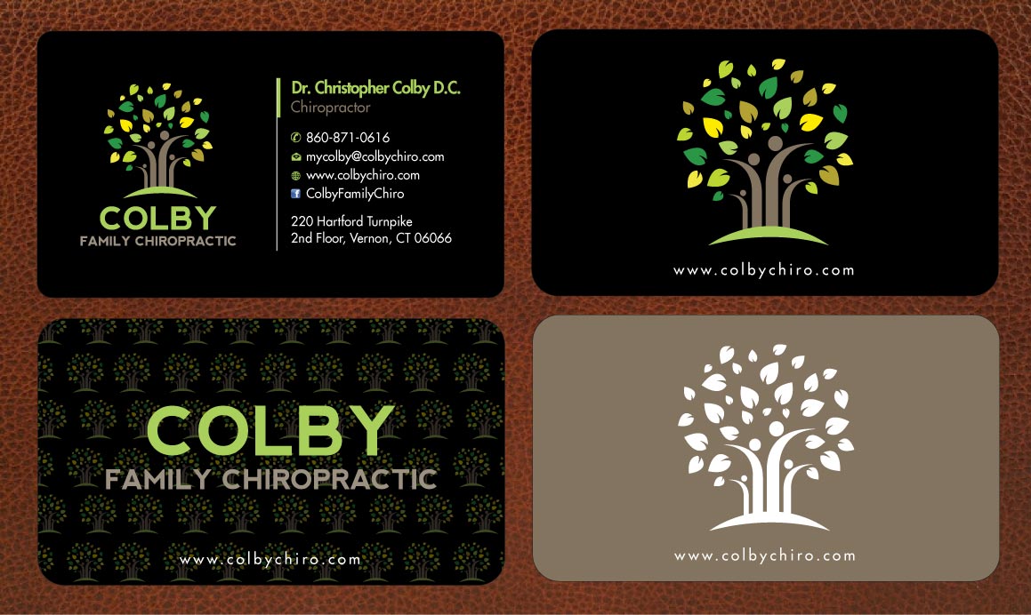 Design de Papeterie par Sbss pour Colby Family Chiropractic DBA South Windsor Neck & Back | Design #1528855