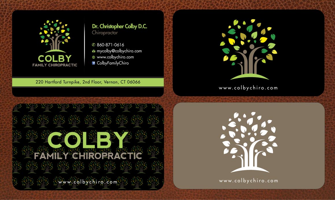 Design de Papeterie par Sbss pour Colby Family Chiropractic DBA South Windsor Neck & Back | Design #1528859