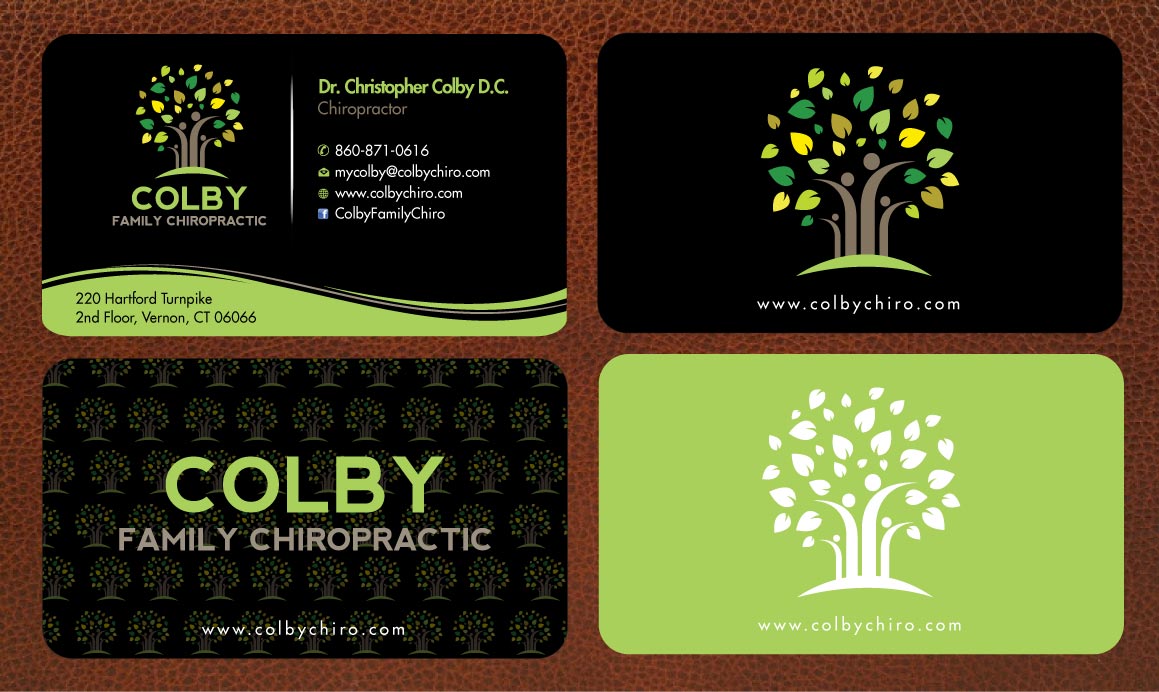 Schreibwaren-Design von Sbss für Colby Family Chiropractic DBA South Windsor Neck & Back | Design #1528869