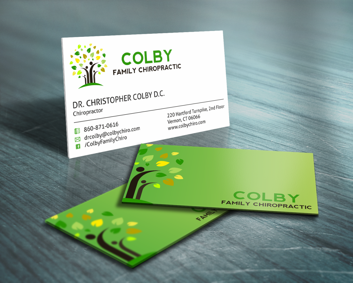 Diseño de Papelería por HYPdesign para Colby Family Chiropractic DBA South Windsor Neck & Back | Diseño #1524337
