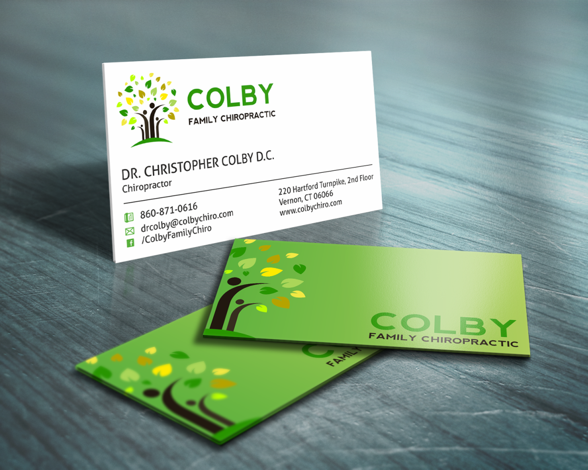 Design de Papeterie par HYPdesign pour Colby Family Chiropractic DBA South Windsor Neck & Back | Design #1528308