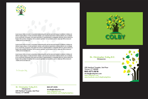 Design de Papeterie par asha pour Colby Family Chiropractic DBA South Windsor Neck & Back | Design : #1612085