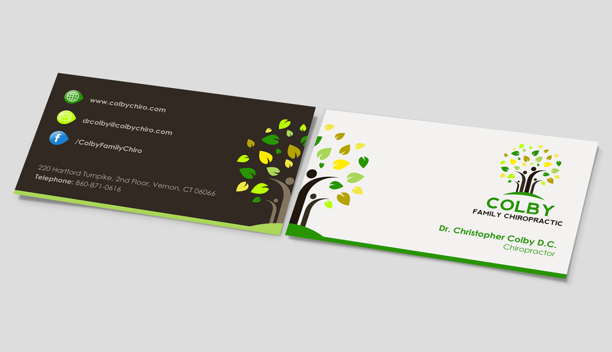 Stationery Design by logodentity for Colby Family Chiropractic DBA South Windsor Neck & Back | Design #1584764