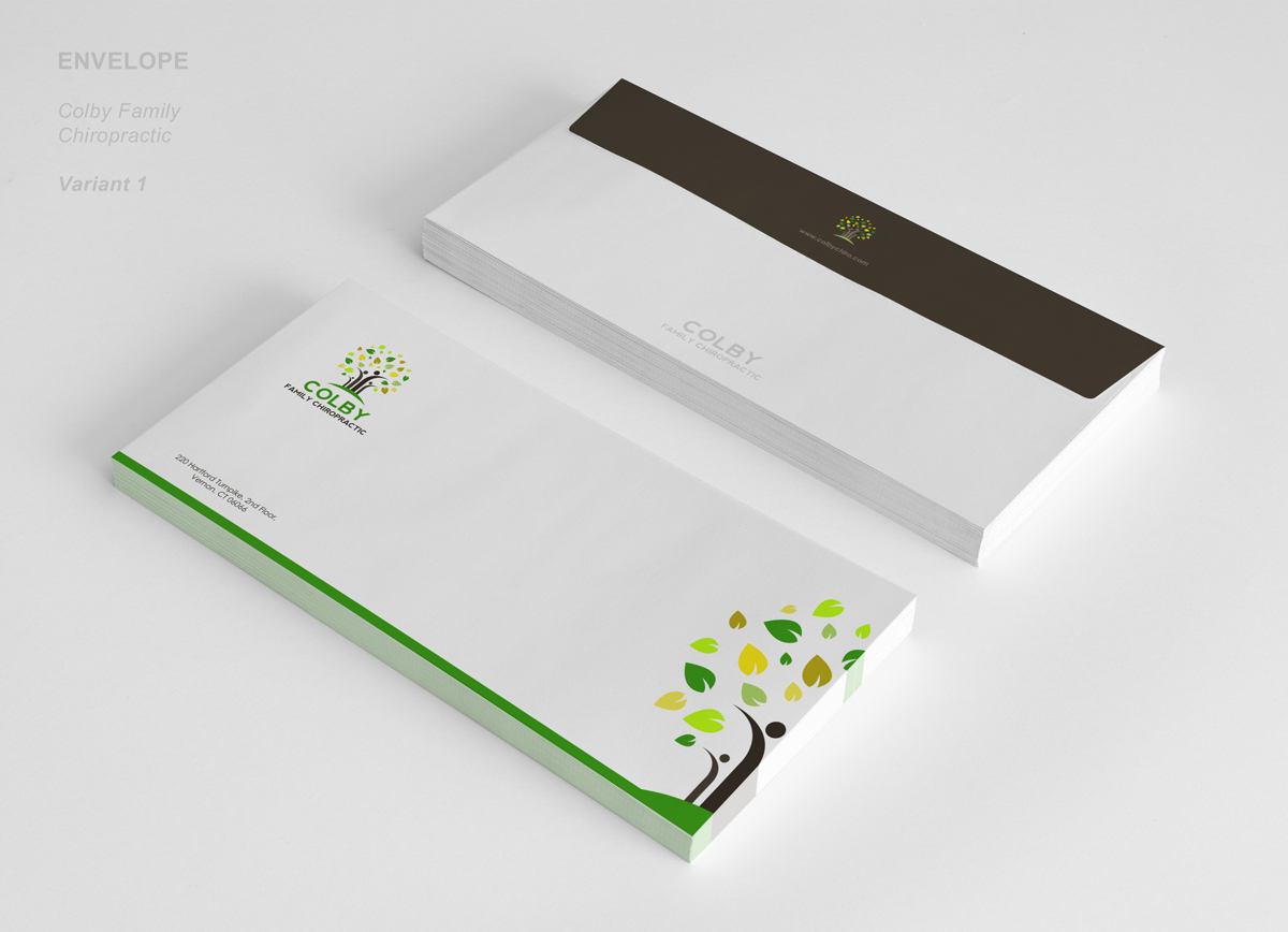Stationery Design by logodentity for Colby Family Chiropractic DBA South Windsor Neck & Back | Design #1611461