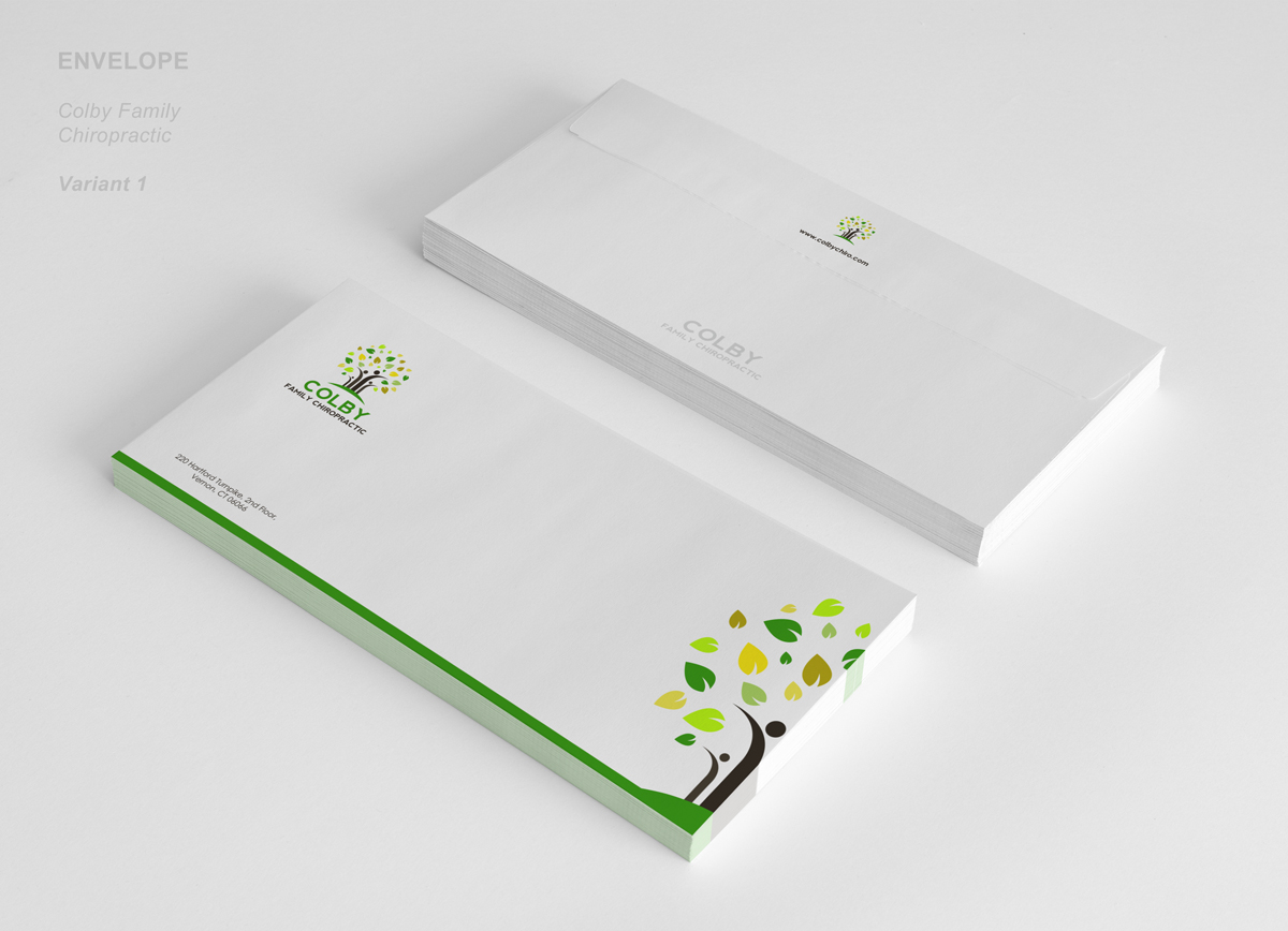 Stationery Design by logodentity for Colby Family Chiropractic DBA South Windsor Neck & Back | Design #1617918
