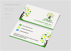 Design de Papeterie par logodentity pour Colby Family Chiropractic DBA South Windsor Neck & Back | Design : #1626064