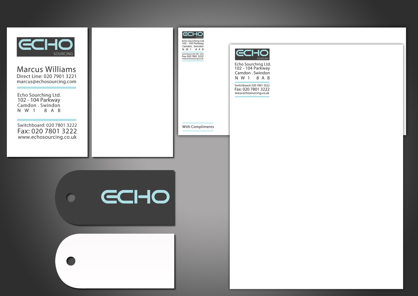 Stationery Design by Lukas Makau for this project | Design #286390