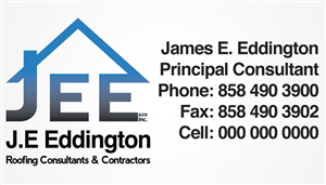 Business Card Design by Unimaginable Designs for J.E. Eddington  Co. Inc. | Design: #1520098