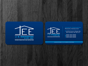 Business Card Design by Atvento Graphics for J.E. Eddington  Co. Inc. | Design: #1523702