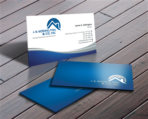Business Card Design by Sarah Mathews for J.E. Eddington  Co. Inc. | Design: #1524806